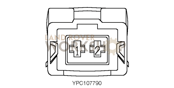 C0134 Defender 1998 V8i connector face