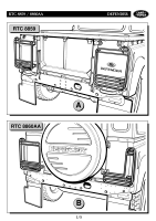 Lamp guards-hinged, Rear, Pair, with door mounted spare wheel Fitting Kit Instructions - page 2
