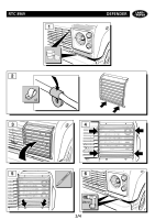 Lamp guards-hinged, Front, Pair Fitting Kit Instructions - page 3