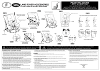 Seat-child restraint Fitting Kit Instructions - page 14
