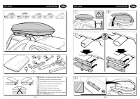 Luggage top box, RH & LH side opening Fitting Kit Instructions - page 2