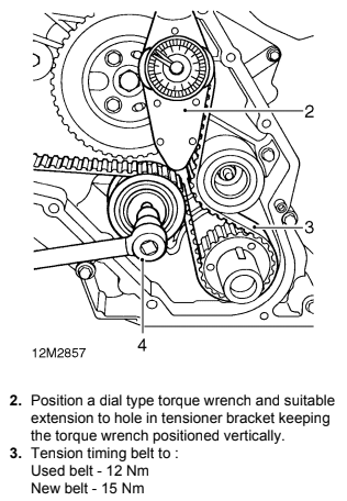 300Tdi timing belt torque from the 300Tdi overhaul manual