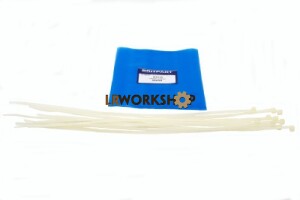 594594 - Tie-cable, inside serated, 4.6 x 385mm, White