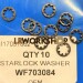 WF703084 - Washer-starlock, 3MM, No 8