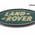 BTR1047 - Badge-Land Rover, Rear, Gold on Green background