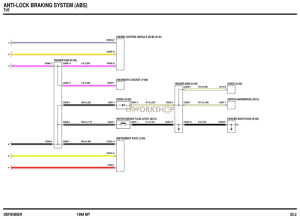 Anti-Lock Braking System (ABS) Part Diagram