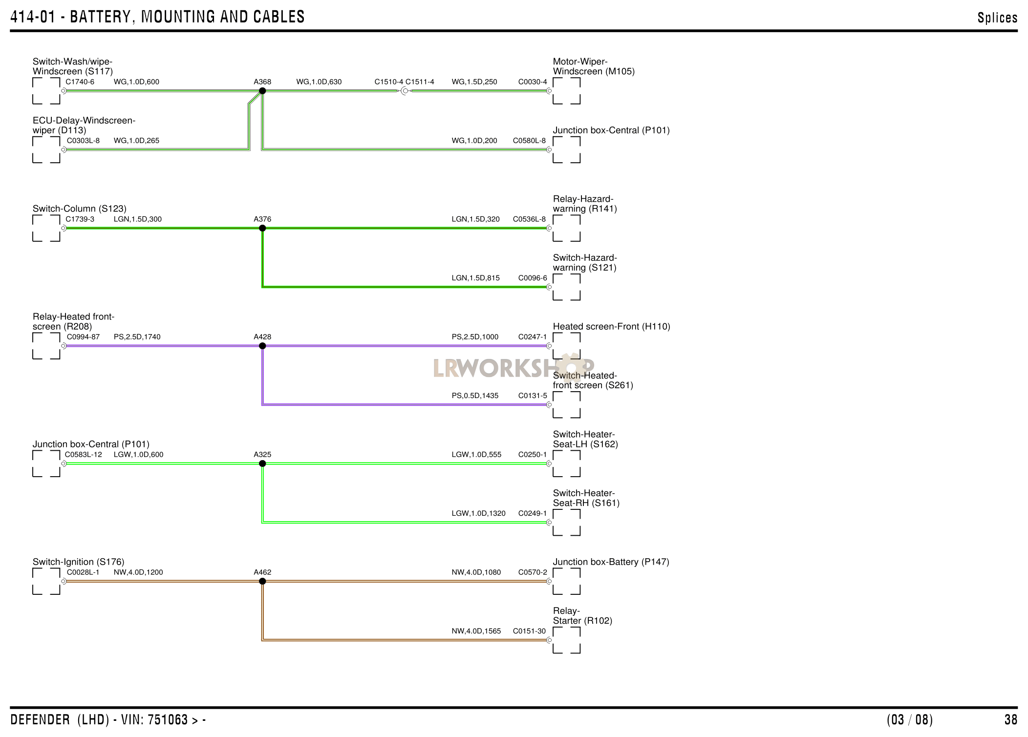 Power Distribution Part Diagram